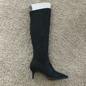 Nine West Marcia Black Suede Boots